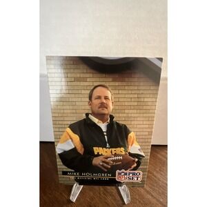 1992 Pro Set Mike Holmgren 180 Rookie Card Green Bay Packers NFL Football RC
